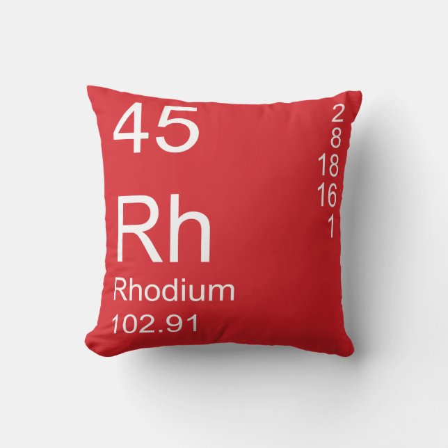Rhodium Kissen (Vorderseite)