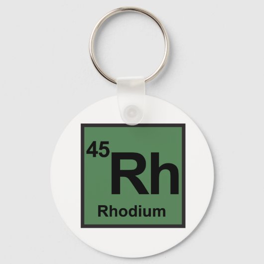 Rhodium Schlüsselanhänger (Vorderseite)