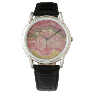 Rhodochrosit Armbanduhr
