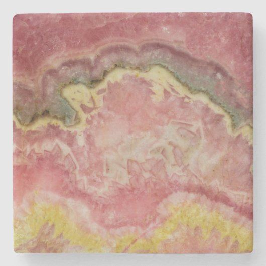 Rhodochrot Steinuntersetzer (Vorderseite)