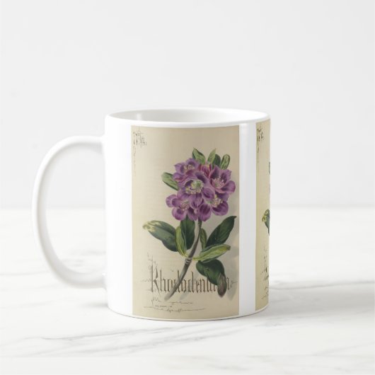 Rhododendon von Paul Jerrard Kaffeetasse (Links)