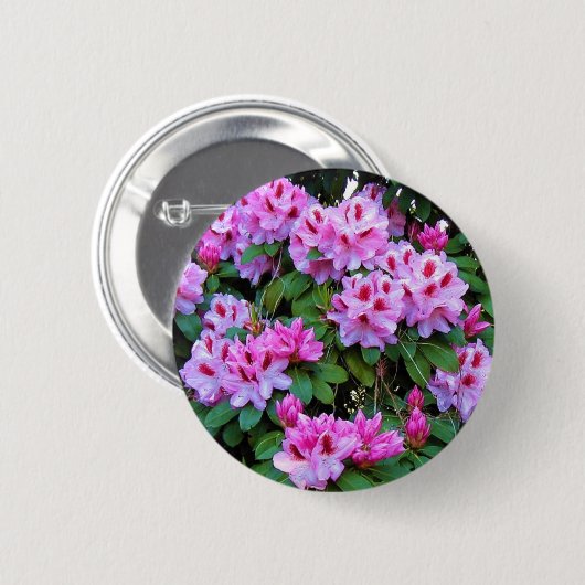 Rhododendren Button (Vorne & Hinten)