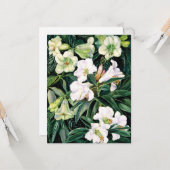 Rhododendren Karte (Vorderseite/Rückseite Beispiel)