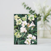 Rhododendren Postkarte (Stehend Vorderseite)