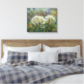 "Rhododendren und Biene" Leinwanddruck (Insitu (Schlafzimmer))