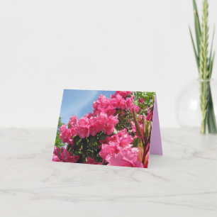 Rhododendren - Vancouver, BC Anmerkungs-Karte Karte