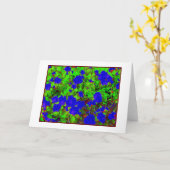 'Rhododendron Abstrakt' Leere Grußkarte Karte (Gelbe Blume)