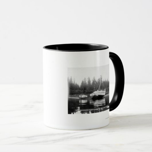 Rhododendron am Quillayute-Fluss Tasse (VorderseiteRechts)