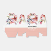 Rhododendron and flowers bold typography wedding geschenkschachtel (Ungefaltet)