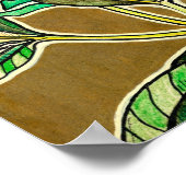 Rhododendron Azalea Frühlingsblumen Blumenstrauß Poster (Ecke)