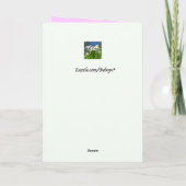 Rhododendron Blossom Geburtstag Karte (Rückseite)