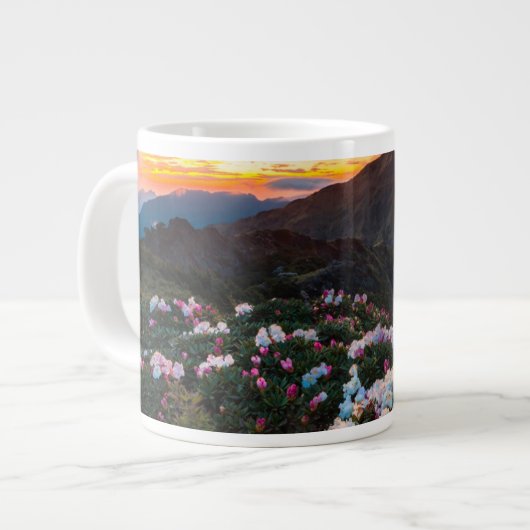Rhododendron blühen| Taroko-Nationalpark Jumbo-Tasse (Vorderseite Links)