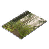 Rhododendron blüht unter den Redwood-Küstengebiete Notizblock (Linke Seite)