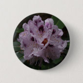Rhododendron Blume Abzeichen Button (Vorderseite)
