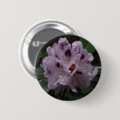 Rhododendron Blume Abzeichen Button (Vorne & Hinten)