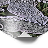 RHODODENDRON-BLUME FOTODRUCK (Ecke)