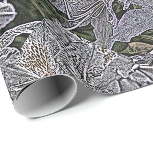 RHODODENDRON-BLUME GESCHENKPAPIER (Rolleneckpunkt)