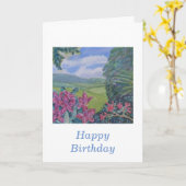 Rhododendron-Blume Karte (Gelbe Blume)