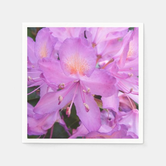 Rhododendron Blume Paper Napkins Serviette (Vorderseite)