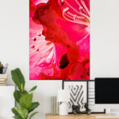 Rhododendron-Blüte Poster (Heimbüro)