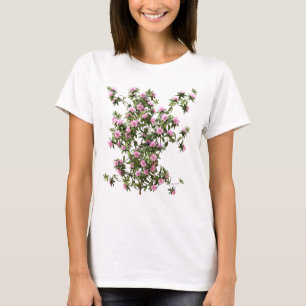 Rhododendron Botanische Blume T-Shirt