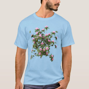 Rhododendron Botanische Blume T-Shirt