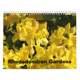 Rhododendron Garden Kalender Fotografie Natur