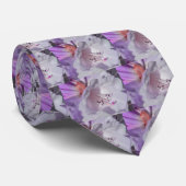 Rhododendron in weiß und magenta krawatte (Gerollt)