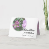 Rhododendron inspirierend-fertigen besonders an karte (Rückseite)