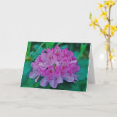 Rhododendron Karte (Gelbe Blume)