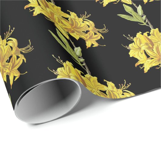Rhododendron luteum (Pontic Azalea) Geschenkpapier (Rolleneckpunkt)