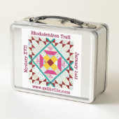 Rhododendron Metall Brotdose (Rückseite)