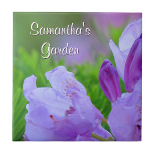 Rhododendron nach dem Regen-personalisierten Fliese