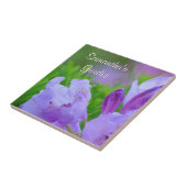 Rhododendron nach dem Regen-personalisierten Fliese (Seite)