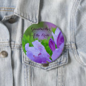 Rhododendron nach Regen GROSSMUTTER der BRAUT Button (Beispiel)