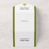 Rhododendron orange yellow flowers fall wedding all in one einladung (Außenbereich)