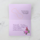 Rhododendron & Pearls - jedes Mal anpassen Karte (Innenseite)