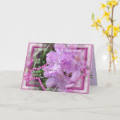 Rhododendron & Pearls - jedes Mal anpassen Karte (Gelbe Blume)