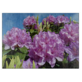 Rhododendron Schneidebrett (Vorderseite)