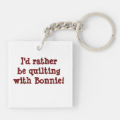 Rhododendron Trail Acrylic Schlüsselanhänger (Rückseite)