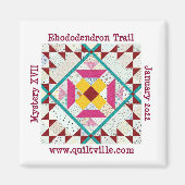 Rhododendron-Trail-Magnet Magnet (Vorne)