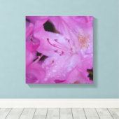 Rhododendron Wrapped Canvas Leinwanddruck (Insitu (Holzboden))