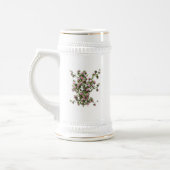 Rhododendronblüten Bierglas (Links)