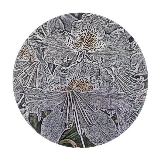 RHODODENDRONS SCHNEIDEBRETT (Vorderseite)