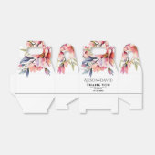 Rhododenron flowers black typography wedding geschenkschachtel (Ungefaltet)