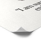 Rhodolite Gem Crystal Meaning Card Poster (Ecke)