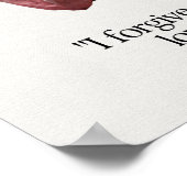 Rhodonite Gem Crystal Meaning Card Poster (Ecke)