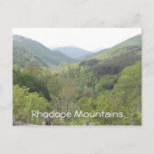 Rhodope Mountains Postkarte (Vorderseite)