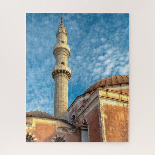 Rhodos Altstadt Moschee Puzzle (Vertikal)