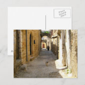 Rhodos Altstadt Postkarte (Vorne/Hinten)